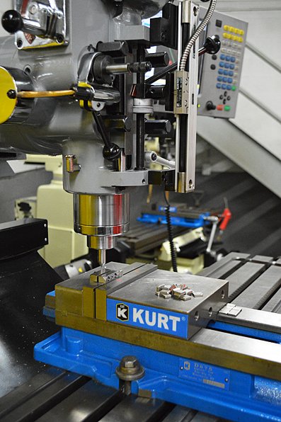 Conventional Milling utilizing Kurt Vise