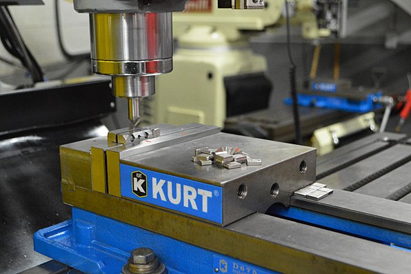 Conventional Milling utilizing Kurt Vise